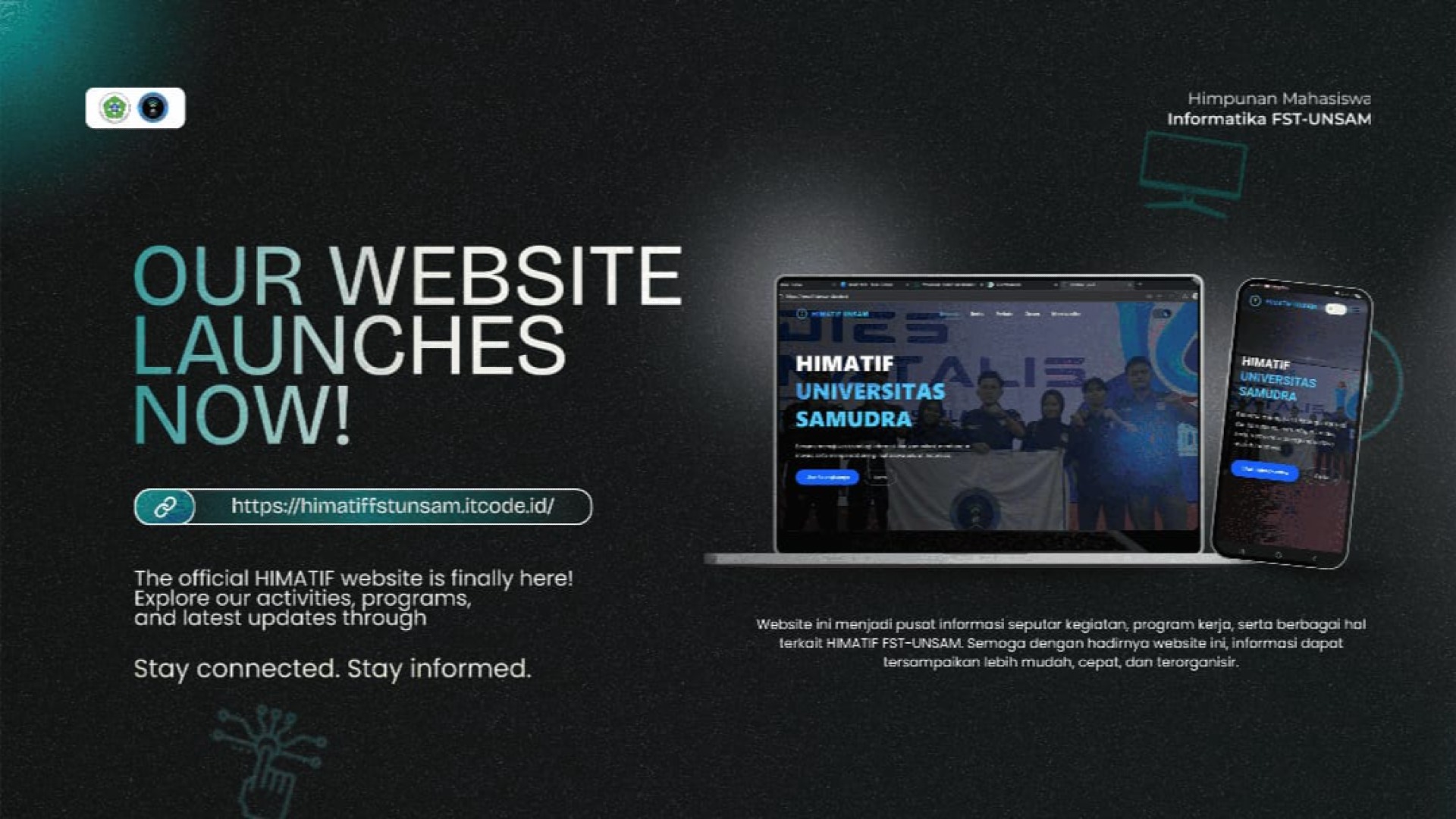 HIMATIF FST-UNSAM Resmi Luncurkan Website Sebagai Pusat Informasi Digital Mahasiswa