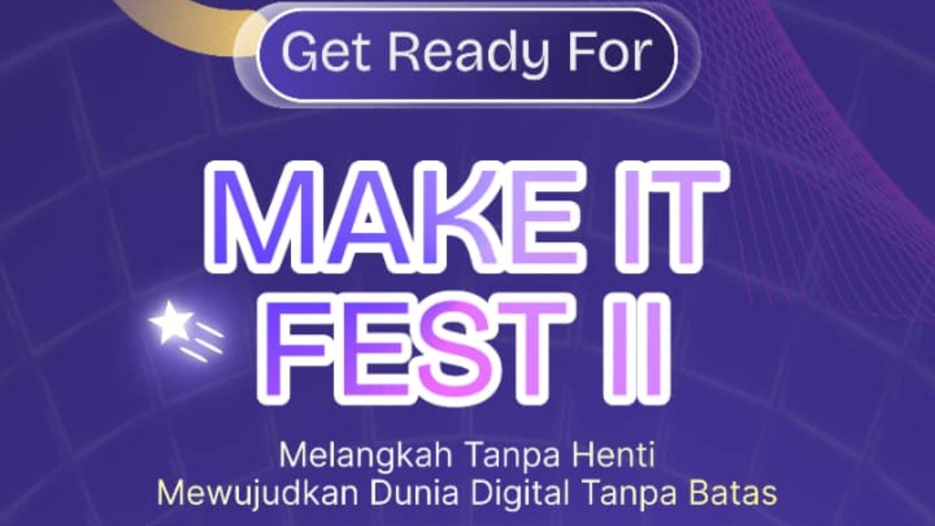 🔥 Get ready for MAKE IT FEST II! 8–12 Nov 2025 | Universitas Samudra Tech • Art • Innovation •  🎮💡🎤🏆